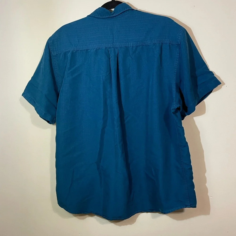 Northwest Territory Men’s Blue Button Down Mens XL Short Sleeve‎ Shirt
